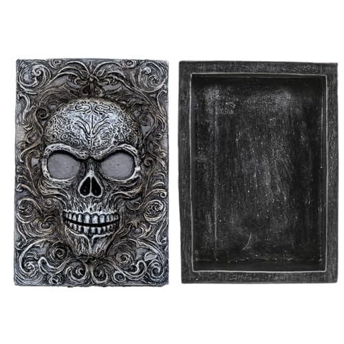 Boîte de tarot tête de mort gothique Pacific Giftware pour bibelots - 3