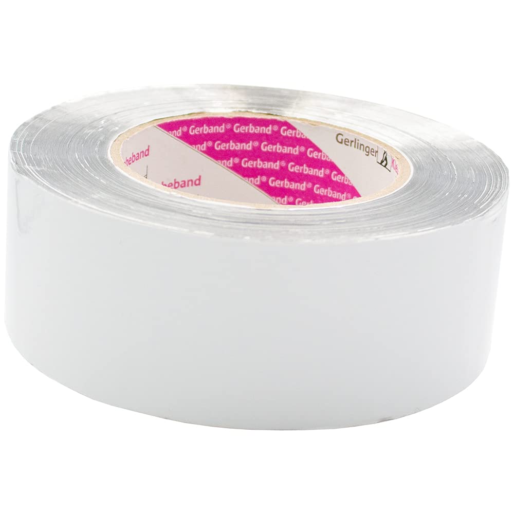 100m Rolle Aluminium-Klebeband - Reinaluminium (Gerband 705) - 50 mm breit 0,065 mm dick