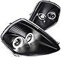 Spec-D Tuning LHP-ELP00JM-ABM Mitsubishi Eclipse JDM Crystal Black Dual Halo Projector Headlights