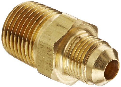 Eaton Weatherhead 48X6X8 Brass CA360 SAE 45 Degree Flare, Adapter, 1/2
