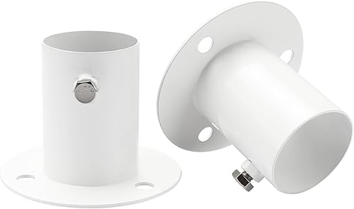 Miniatura 1 de Soportes de escalera de piscina, bridas de cubierta de acero inoxidable, para escalera de piscina sobre el suelo de 1.5 pulgadas, también para