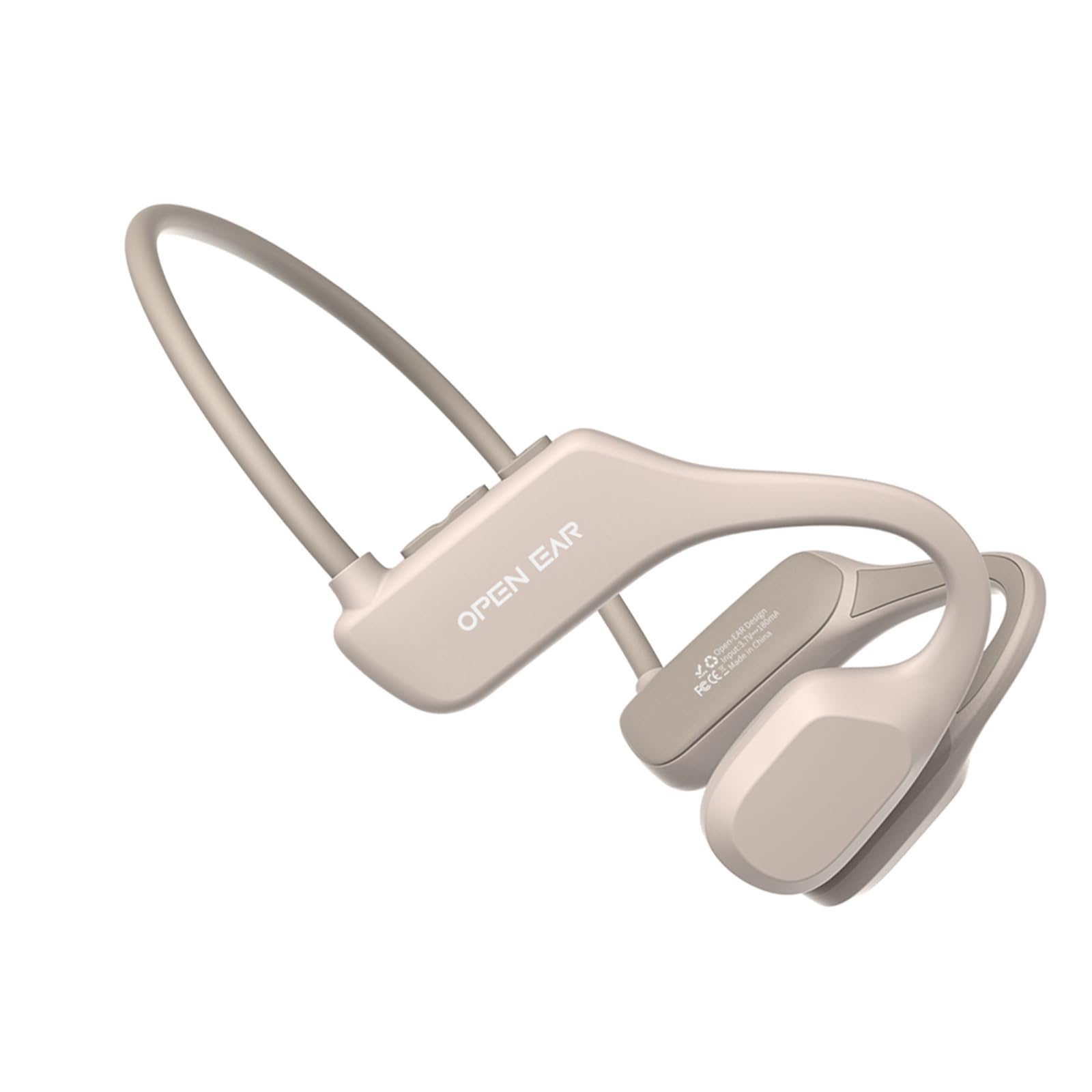 Ttbesmi Running Wireless Waterproof Bone Conducting Conduction Headphones Bluetooth Bone Conduction Earbuds Earphones Headset Waterproof Open Ear Earbuds Headphones Wireless Bluetooth