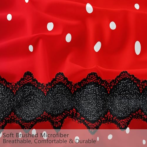 Housse de couette 220x240 douce en microfibre imprimée avec fermeture éclair - 7