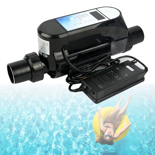 Sistema de cloración de agua salada para piscinas, Wi-Fi integrado y control remoto por aplicación, panel digital inteligente 20 g/h