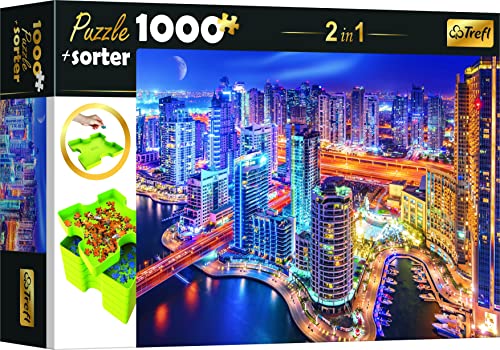 Trefl 10660 Puzzle 1000 Teile, Sorter 6 Schalen, Ordnen, Sortieren, Transportieren Aufbewahren,...