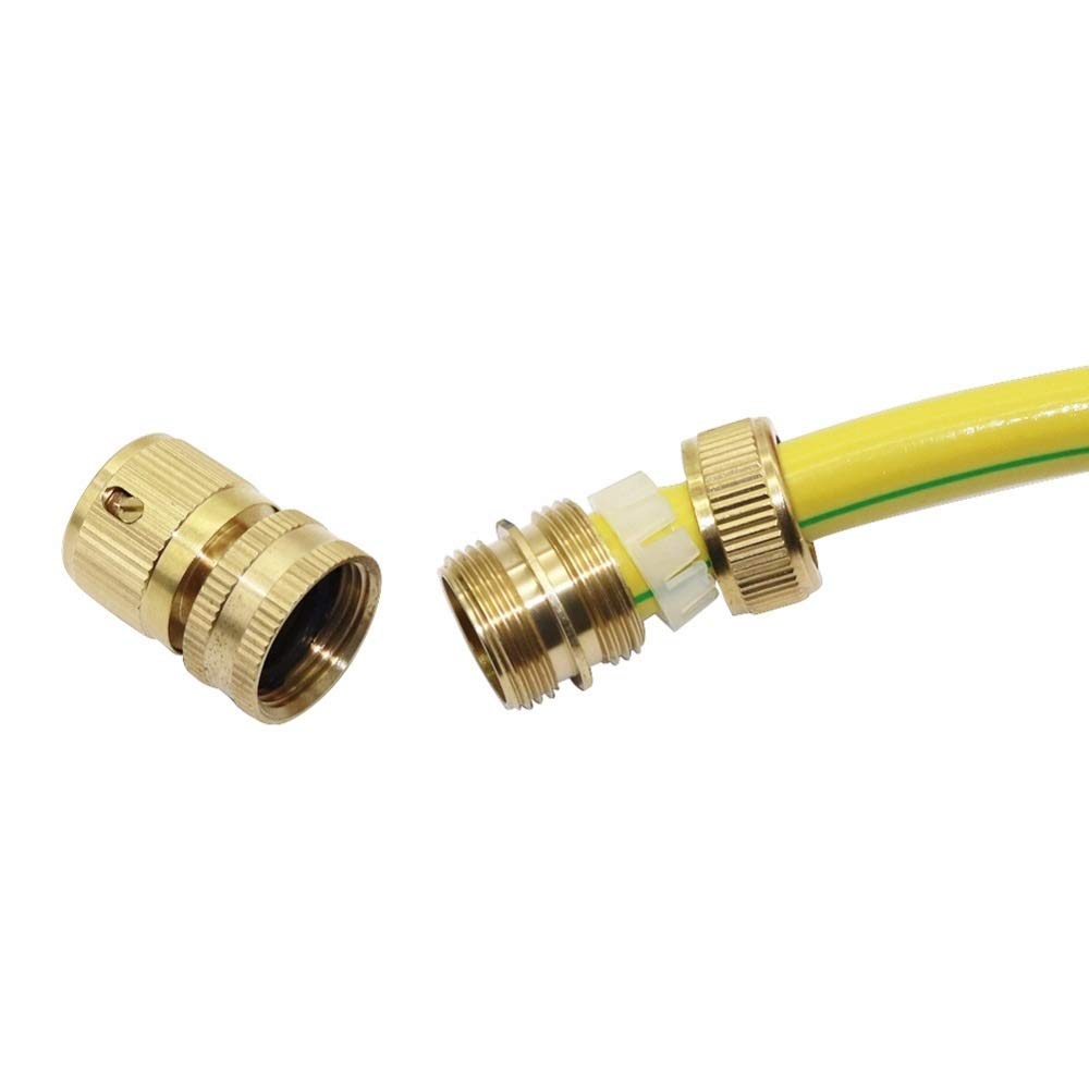 Accesorios a prueba de fugas 10 Establece kits de agua de 3/4 "Conector rápido de hilo macho con 3/4" Conectores de hilo femenino de jardín Accesorios de agua