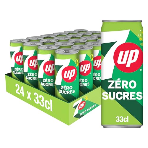 7UP Sans Sucres Canettes 24x33CL