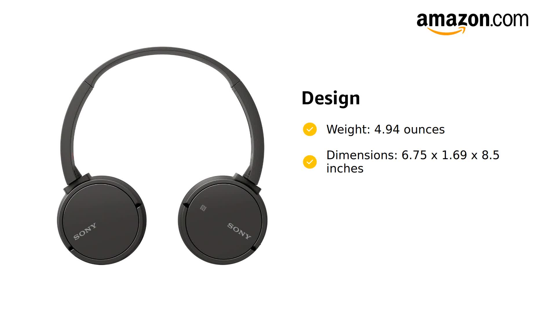 ヘッドホン WH-CH500 Amazon.com: Sony WH-CH500 Wireless On-Ear Headphones, Black