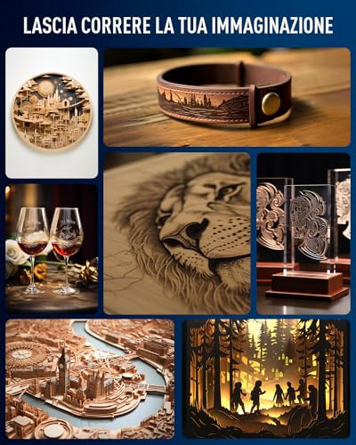 OMTech 70W Macchina per Incisore Laser CO2