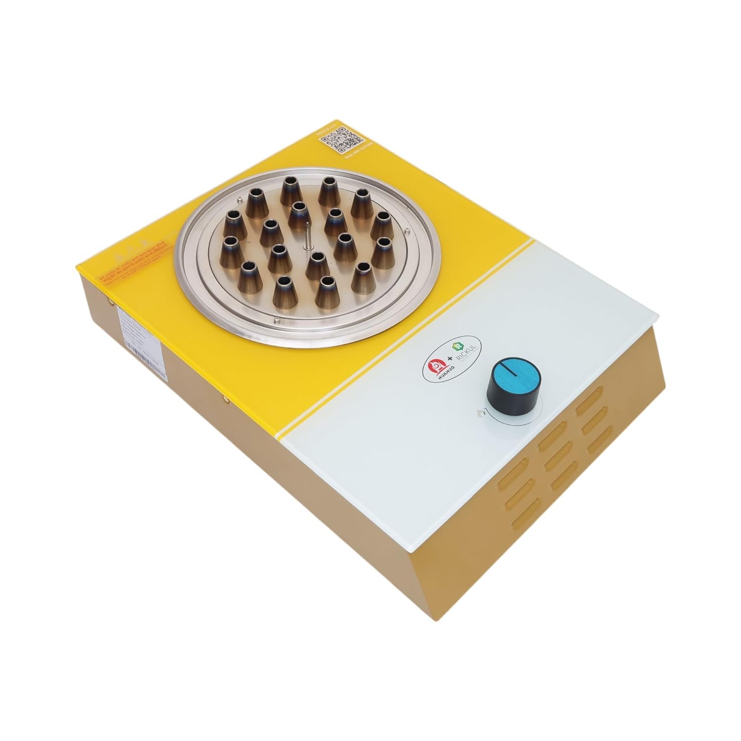 Advanced Plasma Electric Flame Stove for Fast Single Burner Gas Stove, Yellow, Table Top, High Flame Brass Burner, Knob Control-image-21