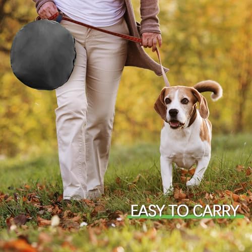 UWE Large Small Animal Playpen, XL Portable Pet Playpen for Rabbit, Kitten, Guinea Pig, Hamster, Puppy – Waterproof Foldable Mesh Tent with Zipper Cover, Indoor Outdoor Use, Dark Grey - Image 5