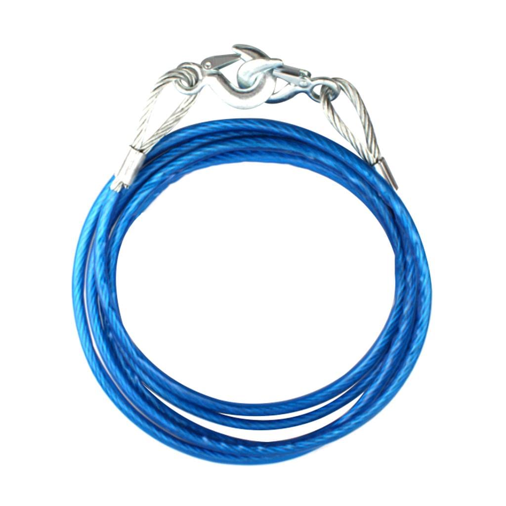 Cable de Remolque para Coche de 5 M Y 7 Toneladas con Ganchos.