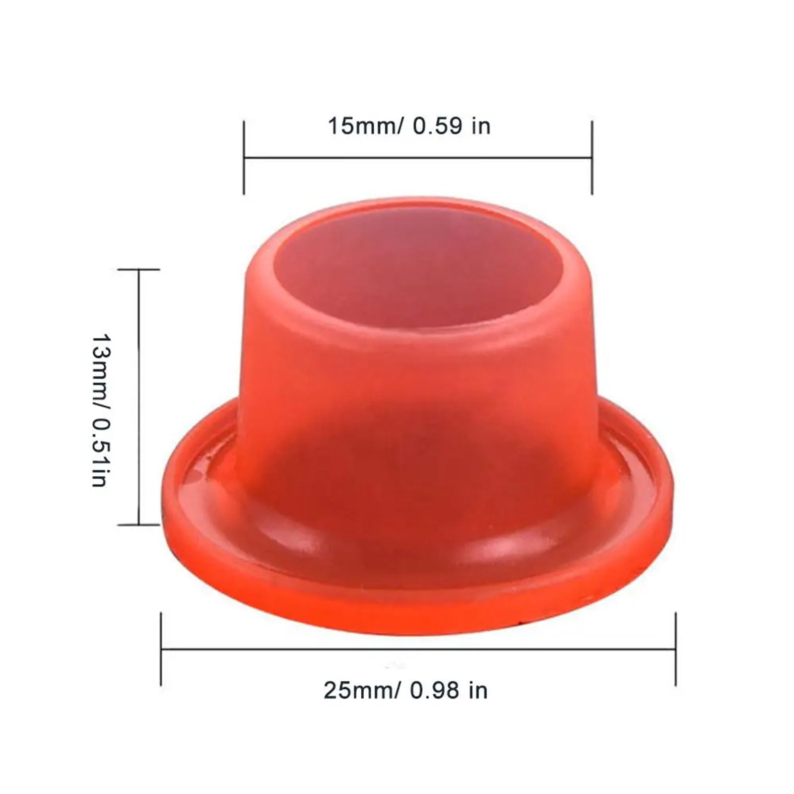 50 Guarnizioni In Silicone Antip Perdite Per Rubinetti – Diametro 25x13 Mm, Universali Per Tubi E Docce