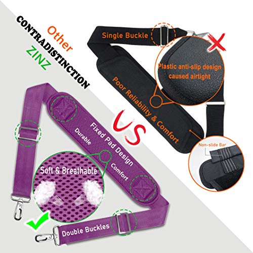 Image of ZINZ Bag Shoulder Strap, Padded Adjustable Shoulder Strap Replacement