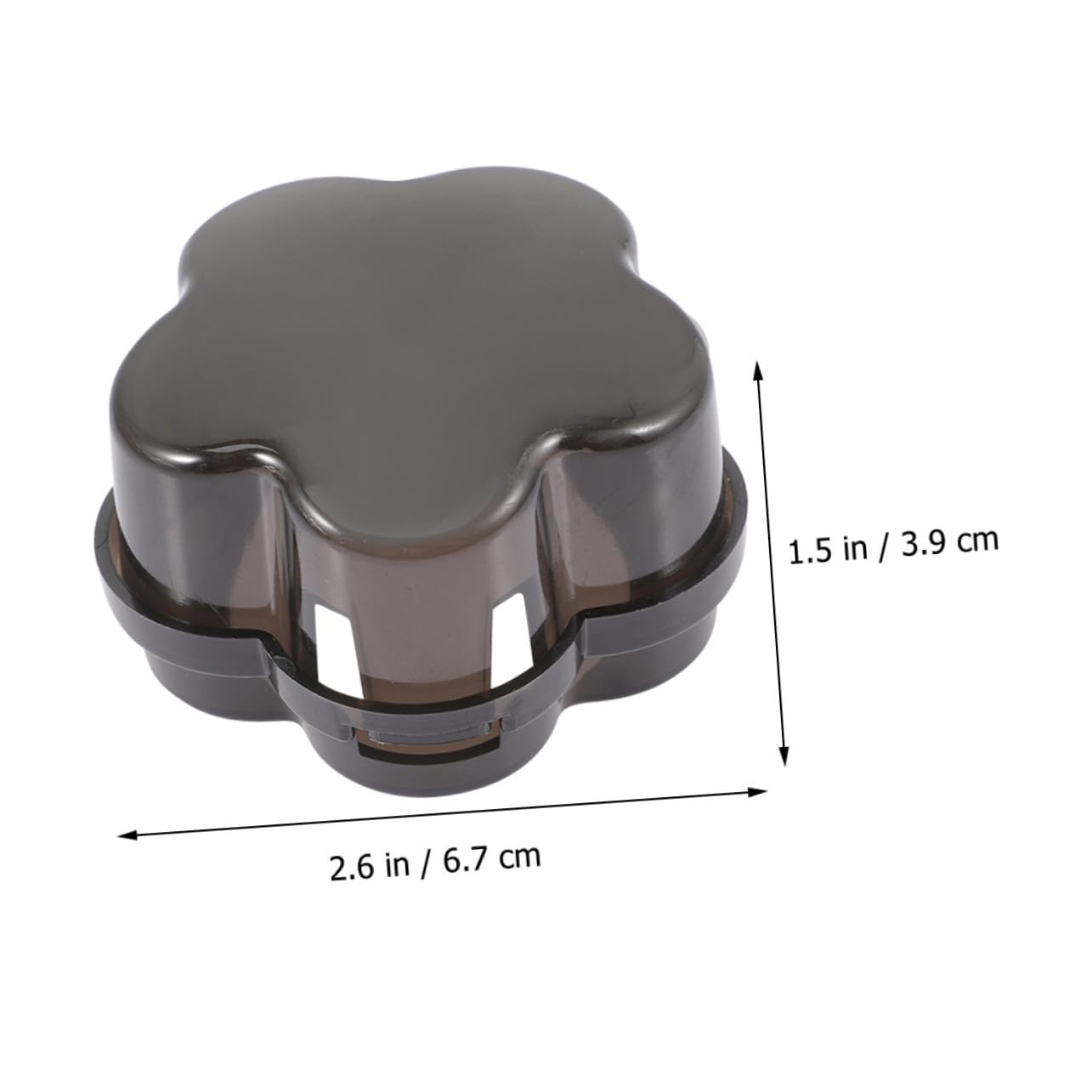 KOMBIUDA 4 pcs Safety Stove Knob Covers Proofing Plastic Gas Stove Guard Protectors Black and Transparent for Home Use