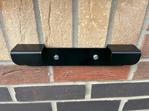 TR Garden Solutions Support mural en acier robuste pour poubelle à roulettes - Empêche le mouvement - Stabilisateur de poubelle sécurisé et stable - Taille...