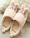 Minetom Mujeres Zapatillas de Casa Fur Otoño Invierno Suave Zapatillas Cartoon Antideslizante...