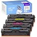 Produktbild myCartridge SUPCOLOR Kompatibel für Toner HP Color Laserjet Pro MFP M281FDW M254DW, M281FDN M280NW M254NW M281 M254 Multipack für HP 203X 203A CF540X CF540A mit Chip