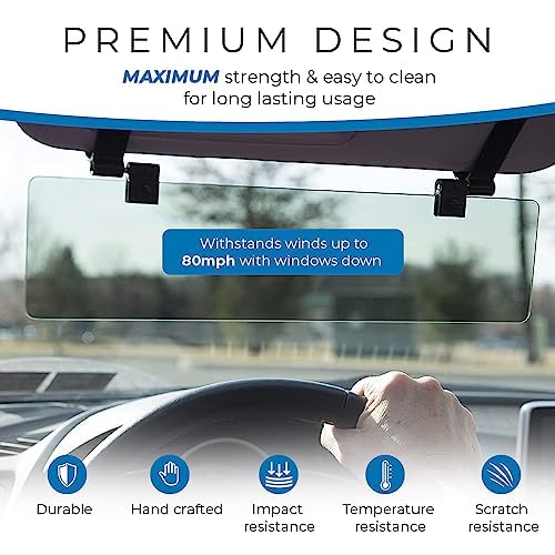 Glare Guard G GLAREGUARD-GREY Glare Guard Polarized Sun Visor For Car, Sun Visor Extender For Car, Anti-Glare Car Sun Visor thumb #8