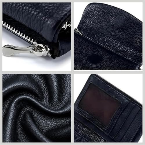 Joyfullygo Wallet, Unisex Pebble Leather Wallet, Waterproof Genuine Leather Clutch Bags with Credit Card Holder Coin Holder & Cash Slots (Color-7)3