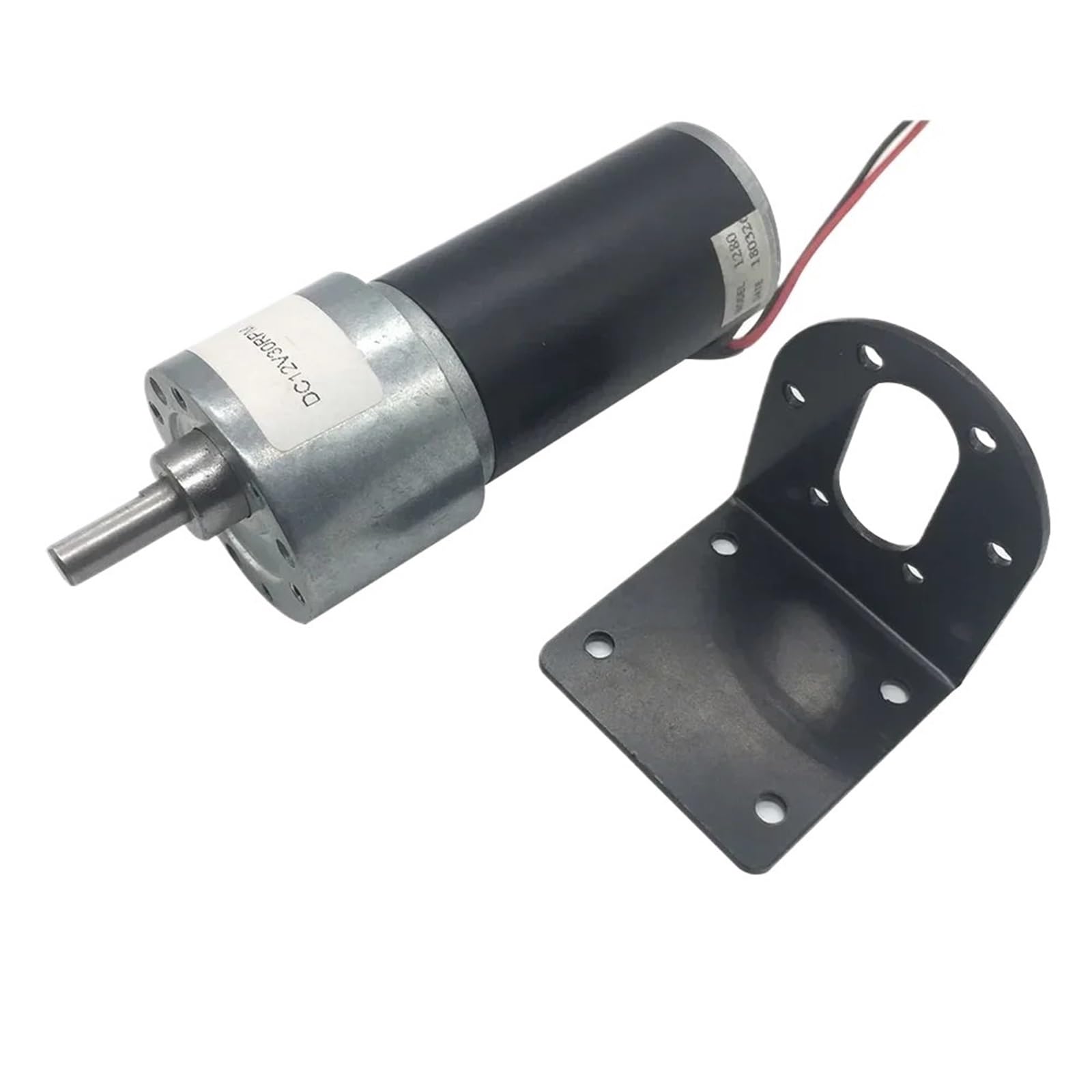 JGB37-3157 Silnik przekładniowy prądu stałego 12 V, reduktor silnika, wysoka prędkość, wysoki moment obrotowy, odwracalny 24 V DC, przekładnia redukcyjna (opakowanie A, 16RPM_12V)