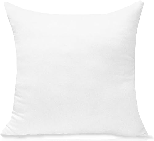 JIEITIVE Relleno de almohada hipoalergénico de alta calidad, forma cuadrada para fundas de almohada decorativas, cojín cama, sofá, juego de 1-22 x