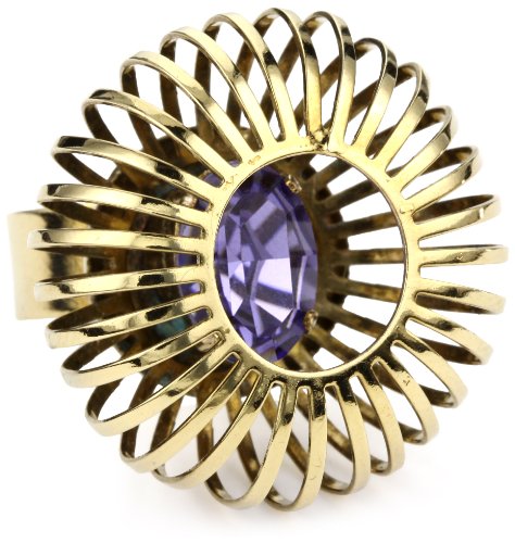 Anton Heunis "Art Deco Renaissance" Majestic Adjustable Cage Ring