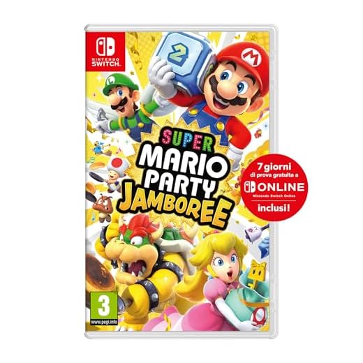 Super Mario Party Jamboree + 7 giorni di NSO - Videogioco Nintendo - Ed. Italiana - Versione su scheda