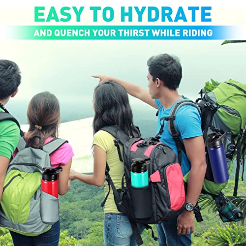 Mimorou 10 Pack 25oz Reusable Aluminum Water Bottles Bulk Multicolor Outdoor Sports Water Bottles for Travel, Gym, Hiking, Cycling, Camping, Fishing, Snap Lid (Classic Color)
