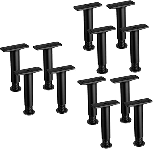 USHOBE 12 Uds Marco de soporte de cama Soporte de centro de cama Marco de cama Soporte central de cama Camas Cama Soporte de cama Patas de soporte