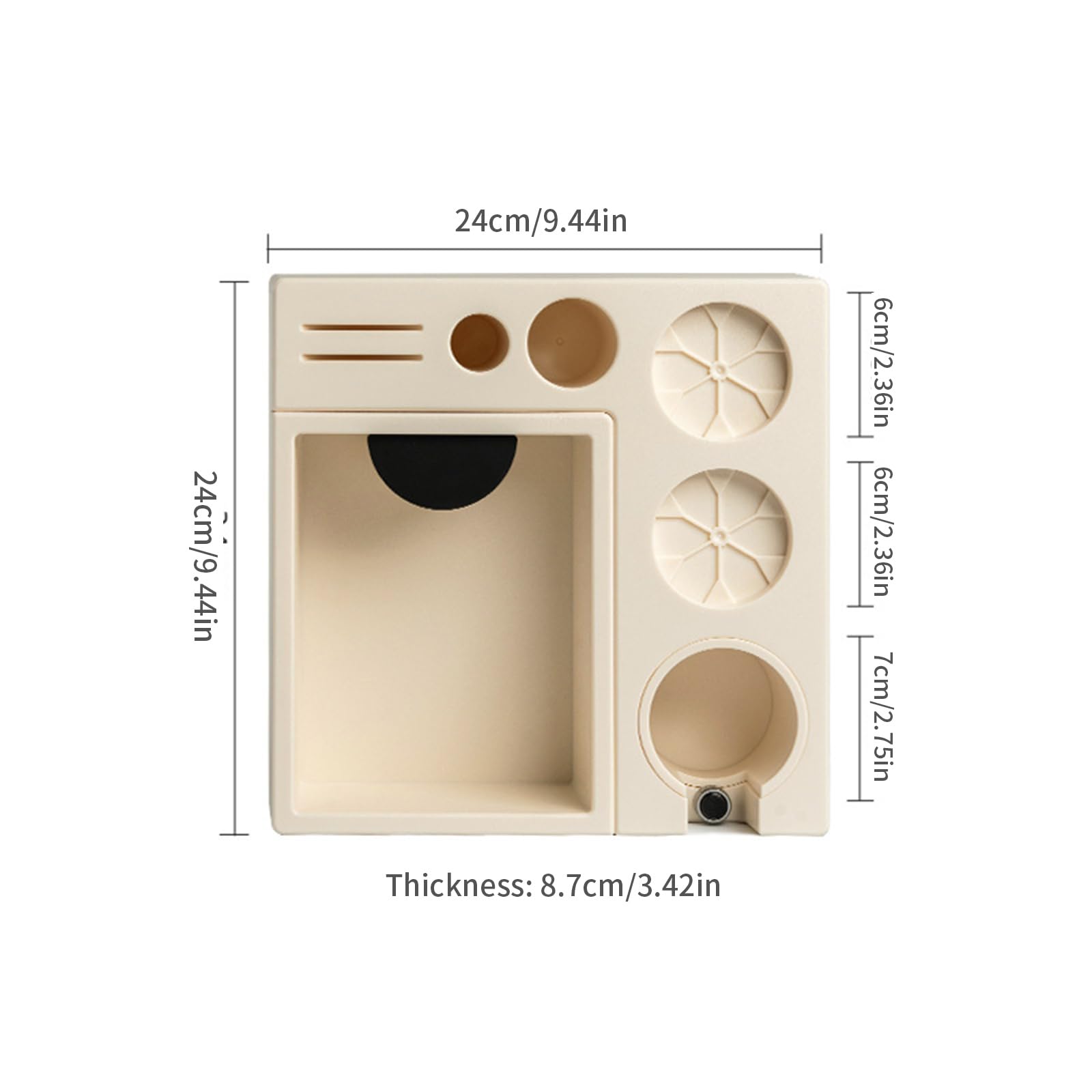 Platzsparende Espresso Werkzeughalter Mit Rutschfester Basis Und Modularem Design Für Die Aufbewahrung Von Kaffeezubehör. Professionelle Organizer Für Kaffeezubehör