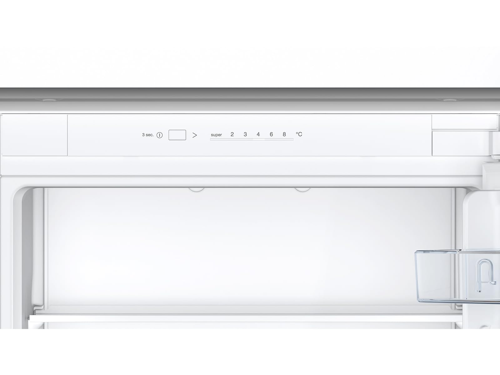 Bosch Serie 2 Kühl-Gefrier-Kombination 177.2 x 54.1 cm LowFrost KIV87NSE0 | Made in Germany, weniger Eisbildung, MultiBox XXL Schublade für Obst, BigBox Gefrierschublade, LED-Beleuchtung
