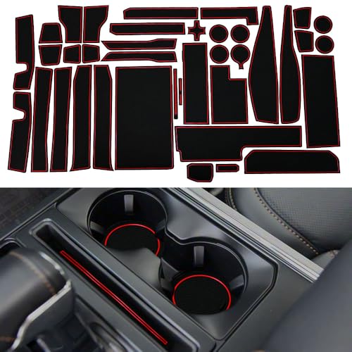 Tapetes Insertables para Portavasos Ford F150 2021-2025 miniatura 1