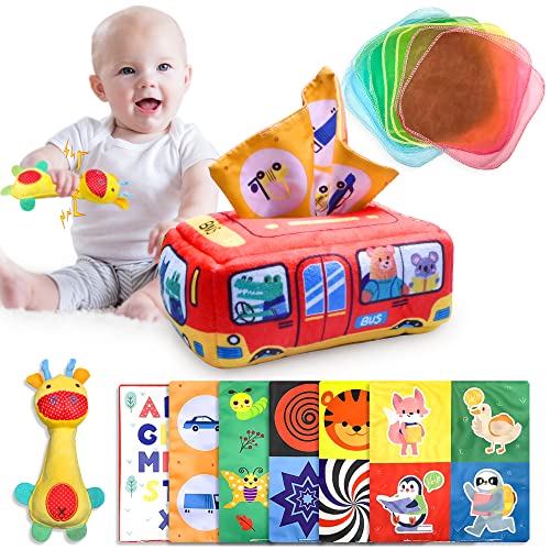 Jerryvon Baby Spielzeug 6-12 Monate - Musikspielzeug Mit Rasselsocken & Sensorik