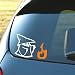 Black Mage with Fire - Final Fantasy - Car Window Laptop Vinyl Decal Sticker