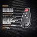 Pair of Electronic Keyless Entry Remotes Fob FOBIK Compatible With Dodge Ram 1500 2500 3500 Truck Pickup 2009 2010 2011 2012 Journey Challenger Grand Car (FCC ID: IYZ-C01C) 4 button + ONE FREE LANYARD