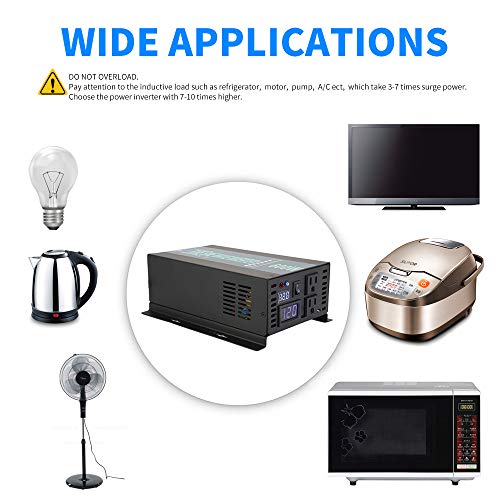 Wzrelb RBP60024B1 Reliable Design Pure Sine Wave Inverter Dc To Ac 24Vdc Input 120Vac Output Off Grid Backup Power Supply Power Converter thumb #3