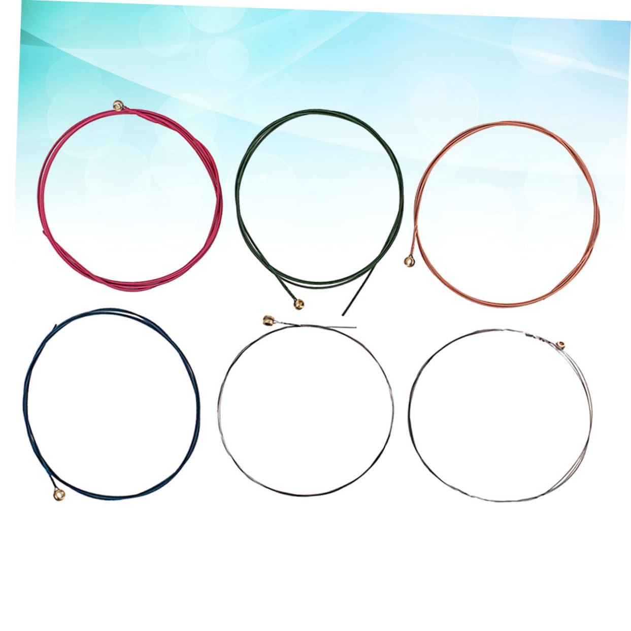 ERINGOGO 3sets Guitar String Gauge Acoustic Guitar Strings Set Beginner Kit Parts Accessories Stable Vibration Sustained Tone 6pcs*3