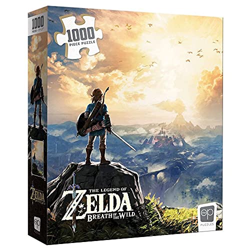 The Legend of Zelda "Breath of the Wild" 1000 Piece Jigsaw Puzzle Collectible Puzzle Featuring Link from The Legend of Zelda Video Game Officially Licensed Nintendo Merchandise