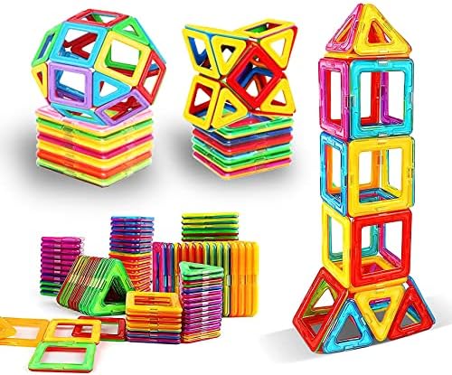 Nictoy Magnetic Blocks 30PCS Toddler Toys Magnetic Building Blocks for Kids Magnetic Tiles 3D Magnetic Toys Set Castle Toys Tiles Educational STEM Toys for Over 3 Years Old Boys Girls Gifts（P1）