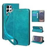 Seninhi 対応 Galaxy S25 Ultra 用の ケース 手帳型 galaxys25ウルト スマホケース ギャラクシーS25 ウルト 携帯ケース 職人仕様 手縫い革ケース 手帳型ケース スタンド機能付き 財布型 360度保護 耐衝撃 ケース カード収納 レザー 多機能 ベルトループ付き‌ おしゃれ 携帯カバー XNWS25UPG (グリーン)