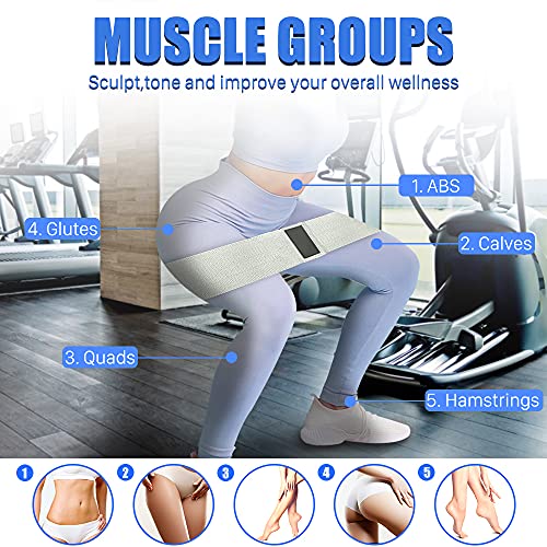 Uten Resistance Bands for Women and Man, Non-Slip Booty Bands for Legs and Butt, 3 Levels Workout Bands Exercise Bands Glute Bands Elastic Bands for Home Fitness, Yoga, Pilates, Gym