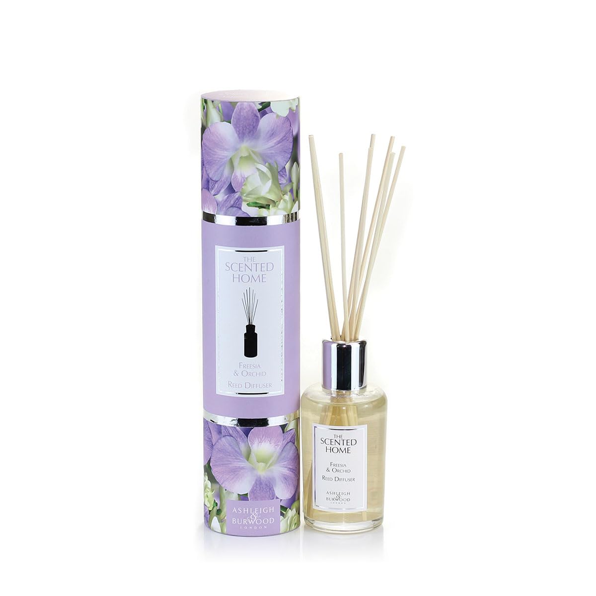 ASHLEIGH & BURWOOD Reed Diffuser Air Freshener for Home | Freesia & Orchid Fragrance Oil Diffuser | Lasts up to 3 Months | 150ml