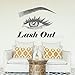 Produktbild wandaufkleber 3d Wandtattoo Kinderzimmer Lash Out Femmes Beaux Yeux Cils Sourcils Mur Décor Autocollant Chambre Decal Salon De Beauté