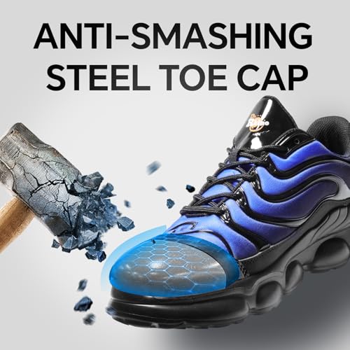 Image of Steel Toe Shoes for Men Women Lightweight Safety Work Sneakers