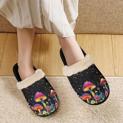 Cotton Women’s Comfortable Indoor Slippers Size XS-XL Men's Memory Foam Slipper Fuzzy Slippers for Home3