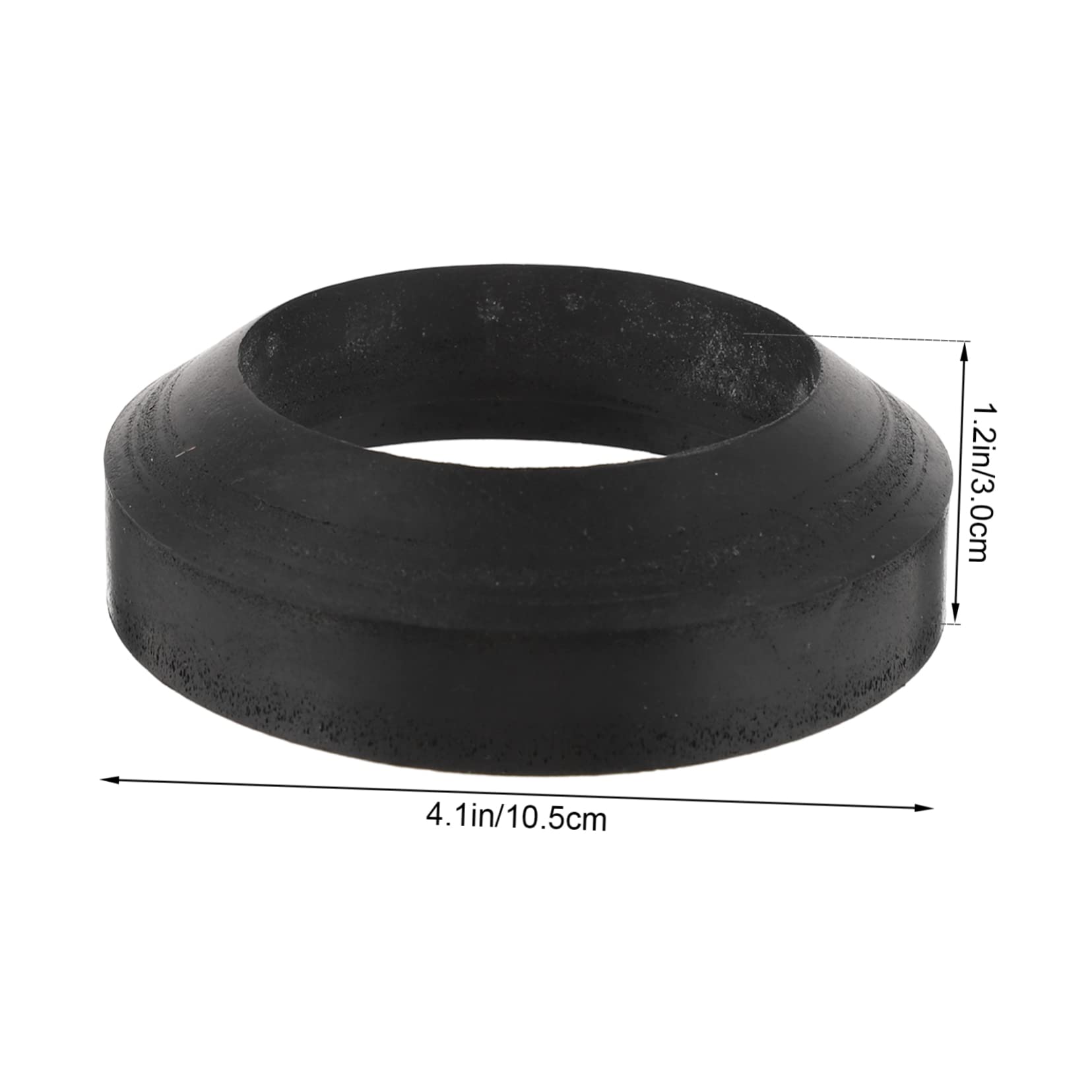 Lurrose 3 Set guarnizione del WC kit cisterna adesivo parti lavaserbatoi wc anello di tenuta cassetta wc accessorio cassetta wc accessori per cassette wc gomma da cancellare Nero