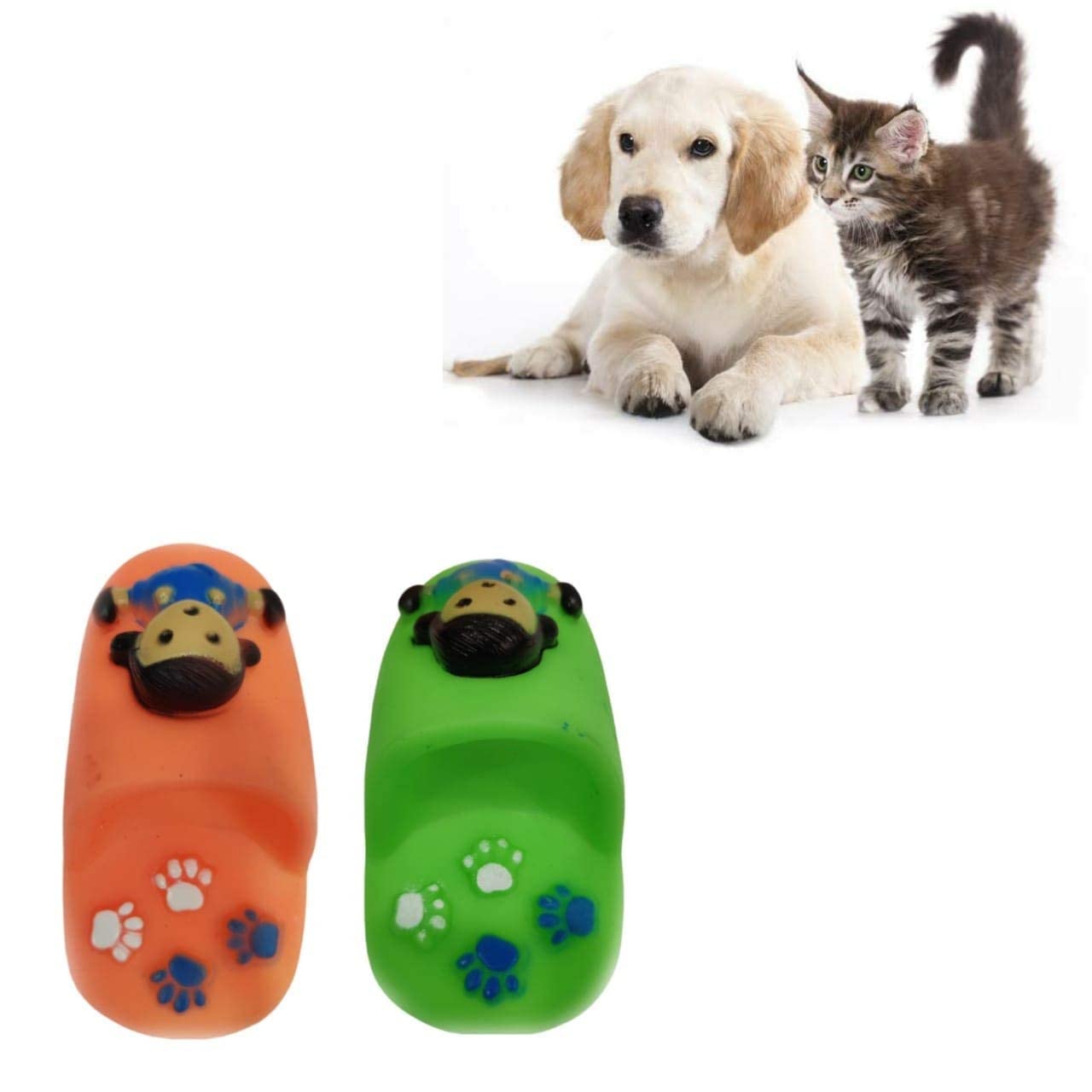 RvPaws Pet Toy Vinyl Slipper Chew Squeaky Plush Slipper Shape Toy for Pet Dogs/Cats (Colour May Vary) (Pack of 2) (Pack of - 2) (B0BWWH5KM3) Amazon Price History, Amazon Price Tracker