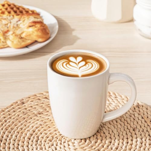 Mug vancasso blanc de 473 ml idéal pour un grand café de bureau - 8