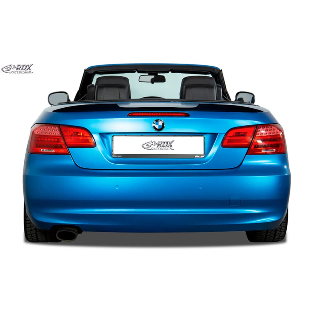 RDX Racedesign Heckspoilerlippe kompatibel mit BMW 3er E93 Cabrio (PU)